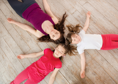 Kinderyoga Stundenbilder - Shavasana