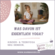 Kinderyoga Weiterbildung