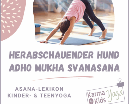 kinderyoga herabschauender hund